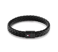 Tommy Hilfiger Jewelry Bracelet en Cuir Tressé pour Homme Couleur Noire - 2790331