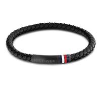 Tommy Hilfiger Jewelry Bracelet en Cuir Tressé pour Homme Couleur Noire - 2790403