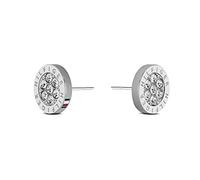 Tommy Hilfiger Jewelry Clous d'oreilles pour Femme en Acier inoxidable avec cristaux