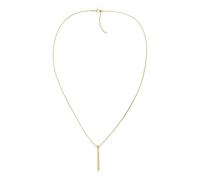 Tommy Hilfiger Jewelry Collier avec Pendentif, Bracelet en Chaîne et Pendant d'Oreilles pour Femme en Acier Inoxydable couleur Or Jaune
