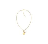 Tommy Hilfiger Jewelry Collier avec Pendentif pour Femme en Acier Inoxydable avec placage Or Jaune - 2781029