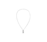 Tommy Hilfiger Jewelry Collier avec Pendentif pour Homme en Acier Inoxydable avec une Plaque Gravée - 2790627