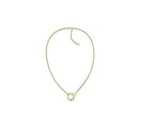Tommy Hilfiger Jewelry Collier en Chaîne pour Femme en Or Jaune avec un Charm Rond - 2780945