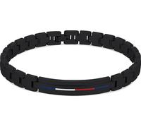 Tommy Hilfiger Jewelry Bracelet à Maillons pour Homme avec Placage en Noir (IP) - 2790312