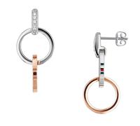 Tommy Hilfiger Jewelry Pendants d'Oreilles pour Femme en Acier Inoxidable avec Cristaux - 2780084