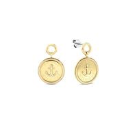 Tommy Hilfiger Jewelry Pendants d'Oreilles pour Femme en Acier Inoxydable avec placage Or Jaune - 2781032