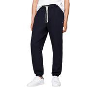 TOMMY HILFIGER Pantalon 'Essential' bleu foncé / blanc, Taille 34