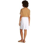 Tommy Hilfiger Jupe en Denim Femme Straight Longueur Genoux, Blanc (Th Optic White), 40