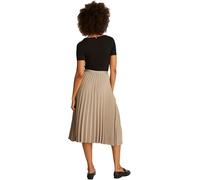 Tommy Hilfiger Jupe Femme Fluid Pleated Pull On Midi Plissée, Beige (Beige), 42