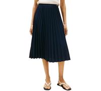Tommy Hilfiger Jupe Femme Fluid Pleated Pull on Midi Plissée, Bleu (Dark Night Navy), 42