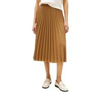 Tommy Hilfiger Jupe Femme Fluid Pleated Pull On Midi Plissée, Marron (Hickory), 42
