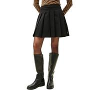 Tommy Hilfiger Jupe Plissée Femme Timeless Wool Pleated Mini, Noir (Black), 38