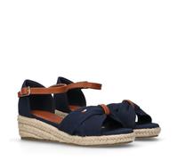 TOMMY HILFIGER Karin Sandale, Bleu, 39 EU