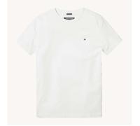Tommy Hilfiger T-Shirt Garçon Manches Courtes Encolure Ronde, Blanc (Bright White), 14 Ans