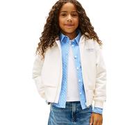 Tommy Hilfiger KG0KG08988 Sweat à Capuche zippé pour Fille Blanc Ancien 5 Ans, Blanc (Blanc Ancien), 5 Ans