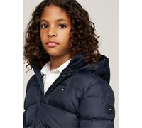 Tommy Hilfiger Kids' Faux Fur Hood Short Puffer Jacket Ciel du désert DW5 6Y Female