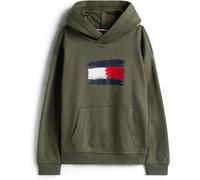 TOMMY HILFIGER Sweat bleu / olive / rouge / blanc, Taille 128