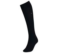 Tommy Hilfiger - Chaussettes Femme TH WOMEN 98% COTTON KNEEHIGH 1P - Bleu (midnight blue 563) - FR : 35-38 (Taille fabricant : 35/38)