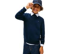 Tommy Hilfiger Lambswool CN Sweater Kb0kb10348 Autres Pulls, Blue (Dark Night Navy), 16 Ans Garçon