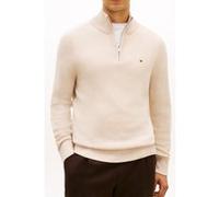 Tommy Hilfiger Lambswool Zip Mock Heathered Newsprint Taille: L | Pulls col roulé Outlet | Homme