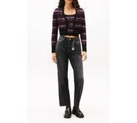 Tommy Hilfiger Layla High Rise Slim Straight Jeans Denim Black Taille: W27L32 | Jeans droits Outlet | Femme | Le Noir