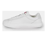 Tommy Hilfiger Leather Cupsole Sneaker Ecru Taille: 37 | Baskets Outlet | Femme | Marron
