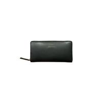 Tommy Hilfiger Leather, portefeuille, portefeuille, cuir, noir, Noir