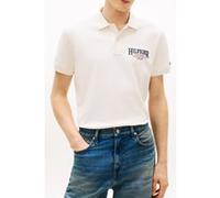 Tommy Hilfiger Left Chest Graphic Polo Ivory Petal Taille: M | T-Shirts Outlet | Homme | Blanche