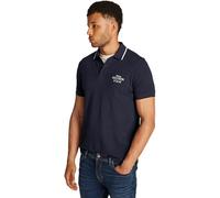 TOMMY HILFIGER T-Shirt bleu marine / blanc, Taille L