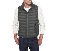 Tommy Hilfiger Legacy Gilet matelassé léger et pliable pour homme, charbon, Medium