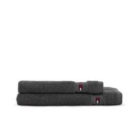 Tommy Hilfiger Legend Steel Lot de 2 éponges pour Salle de Bain invité et Serviette 100% Pur Coton