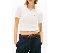 Tommy Hilfiger Lettuce Polo Sweater Ancient White Taille: M | Polos Outlet | Femme | Blanche
