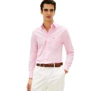 Tommy Hilfiger Light Oxford Solid SF Shirt Mw0mw42287 Chemise L/S Homme (Lot de 1)