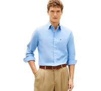 Tommy Hilfiger Light Oxford Solid SF Shirt Mw0mw42287 Chemise L/S Homme (Lot de 1)
