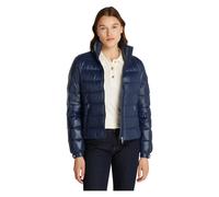 Tommy Hilfiger - Lightweight Down Glossy Puffer Jacket - Femme - Vestes - Bleu - Taille: 42 FR