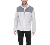 Tommy Hilfiger Lightweight Polar Fleece Jacket Veste Polaire, Gris Clair/Glace, L Homme
