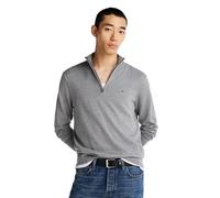 Tommy Hilfiger Lightweight Pullover Quarter Zip Sweater, Medium Grey Heather, XL Homme
