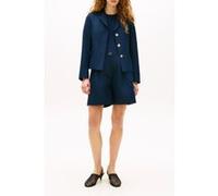 Tommy Hilfiger Linen Blend Slim Blazer Dark Night Navy Taille: 42 | Blazers Outlet | Femme | Le Noir