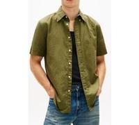 Tommy Hilfiger Linen Blend Solid Ss Shirt Dark Artichoke Taille: S | Casual chemises Outlet | Homme | Blanc