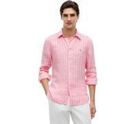 Tommy Hilfiger Linen Textured STP RF Shirt Mw0mw43312 Chemise L/S Homme (Lot de 1)