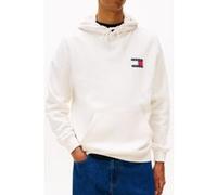 Tommy Hilfiger Logo Drawstring Hoodie Ancient White Taille: S | Sweatshirts à capuche Outlet | Homme | Blanche