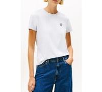 Tommy Hilfiger Logo Embroidery Jersey Crew Neck T-shirt Morning Sky Blue Taille: XS | Chemises Outlet | Femme | Bleu