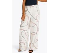 Tommy Hilfiger Long Loose Fit Pant White Taille: 42 | Pantalons droits Outlet | Femme | Blanche