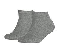 Tommy Hilfiger Lot de 2 paires de chaussettes pour homme, Mélange gris moyen, 23-26