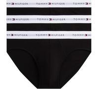 Tommy Hilfiger 3-pack Signature Logo Waistband Briefs Black White Taille: XL | Sous-vêtements Outlet | Homme | Le Noir