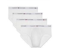 Tommy Hilfiger Lot de 4 Slips Classiques en Coton pour Homme, 4 Blanches., XX-Large