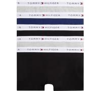 Tommy Hilfiger Lot de 5 Boxers UB0UB00601 pour garçon Beige Taille L Gris chiné/Bleu Marine/Noir 4-5 Ans