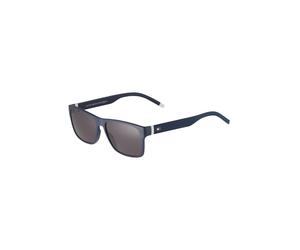 TOMMY HILFIGER Lunettes de soleil '1718/S' bleu marine / rouge feu / blanc, Taille 56