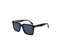Tommy Hilfiger - Lunettes de soleil carrées noires avec verres bleus - Homme - Accessoires - Noir - Taille: ONE Size