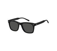 Tommy Hilfiger - Lunettes de soleil rectangulaires - Homme - Accessoires - Noir - Taille: 52 MM